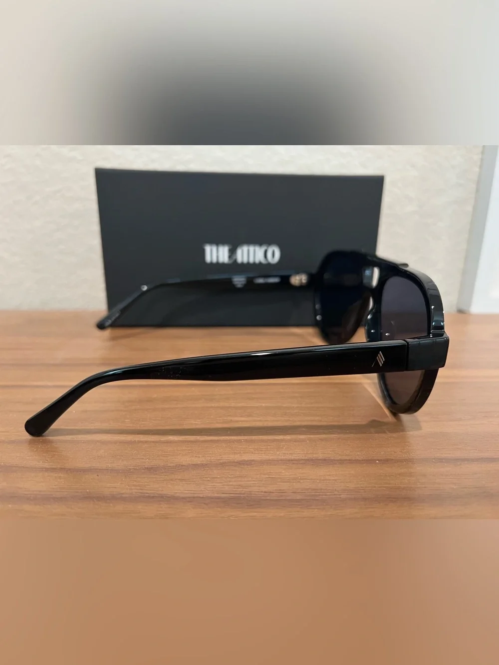 Linda Farrow + The Attico Jurgen Aviator Sunglasses - Designer Sunglasses